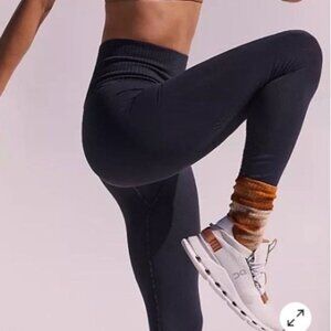 FREE PEOPLE GOOD KARMA LEGGINGS WASHED BLACK XS S